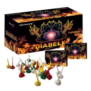 TXP082A Diabełki kolorowe Triplex TXP082A - 50 sztuk