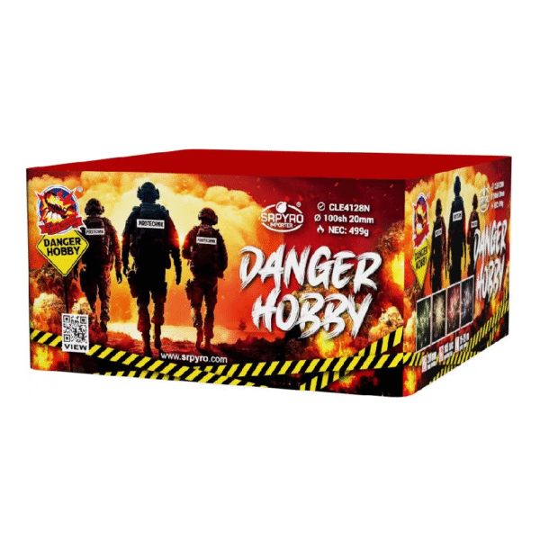 Wyrzutnia SrPyro DANGER HOBBY CLE4128N - 100 strzałów 0.8"