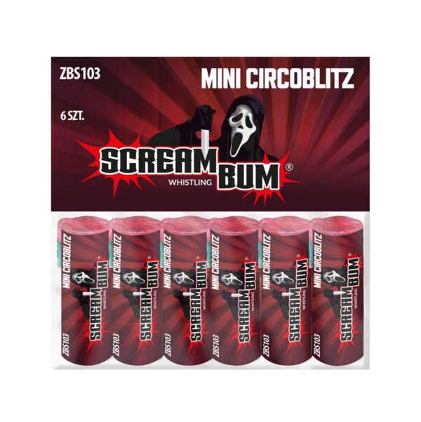 Bączki Scream Bum Mini Circoblitz ZBS103 - 6 sztuk