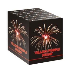 TXB821 Wyrzutnia Triplex YELLOW/PURPLE PEONY TXB821 - 9 strzałów 0.8"