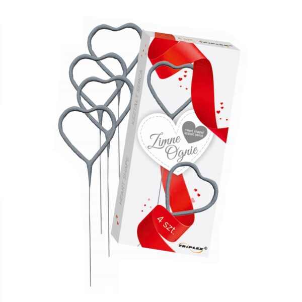 Zimne Ognie Serca Triplex TXF373 17,5cm - 4 sztuki