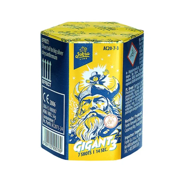 Wyrzutnia Iskra GIGANT 3 AC20-7-3 - 7 strzałów 0.8"