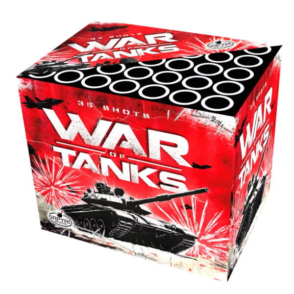 Wyrzutnia SrPyro WAR OF TANKS CLE4055 - 35 strzałów 36mm