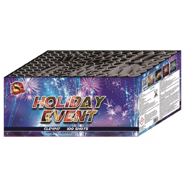 Wyrzutnia SrPyro HOLIDAY EVENT CLE4147 - 100 strzałów 20/25/30mm