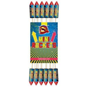 Rakiety SrPyro MINI ROCKETS 15MM CLE2601 - 12 sztuk