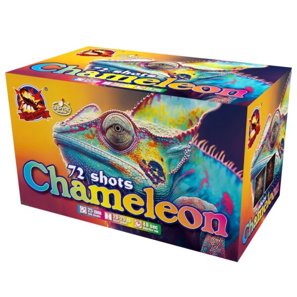 Wyrzutnia SrPyro CHAMELEON CLE4580 - 72 strzały 1"