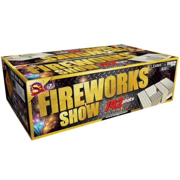 Wyrzutnia SrPyro FIREWORKS SHOW 192 CLE4565 - 192 strzały 1.2"