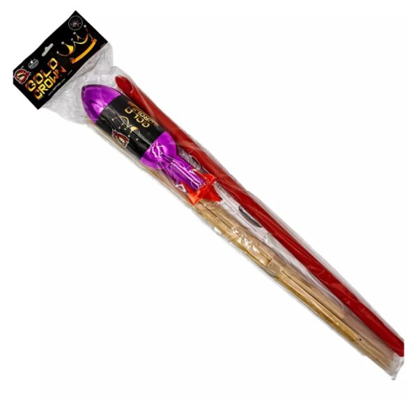Rakieta SrPyro GOLD CROWN 70mm CLE2597-3 - 1 sztuka