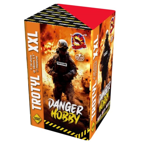 Wyrzutnia SrPyro Danger Hobby Trotyl XXL CLE4355 - 16 strzałów 38mm