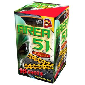 CLE4356 Wyrzutnia SrPyro AREA 51 CLE4356 - 16 strzałów 38mm