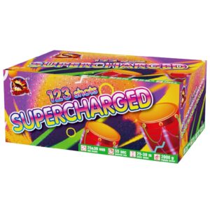 CLE4586-SUPERCHARGED Wyrzutnia SrPyro SUPERCHARGED CLE4586 - 123 strzały 25/30mm