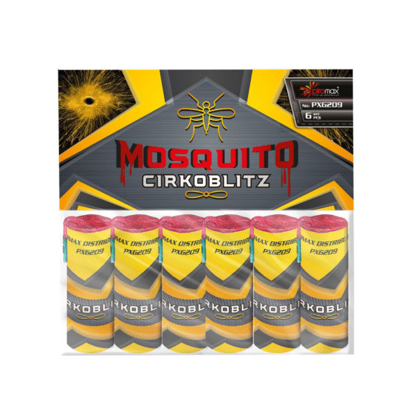Mini-Cyrkoblitz-Mosquito-PXG209 Bączki Piromax Mosquito Cirkoblitz PXG209 - 6 sztuk