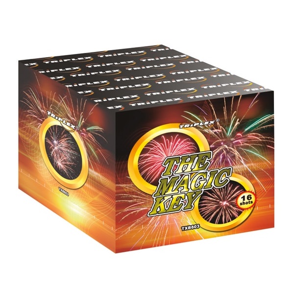 Wyrzutnia Triplex THE MAGIC KEY TXB603 - 16 strzałów 0.8"