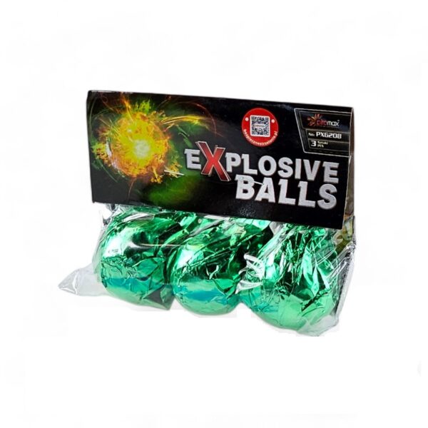 Trzaskające Kulki Piromax EXPLOSIVE BALLS PXG208 - 3 sztuki
