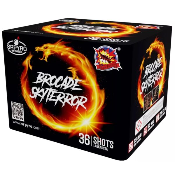 Wyrzutnia SrPyro BROCADE SKYTERROR CLE4152 - 36 strzałów 1"
