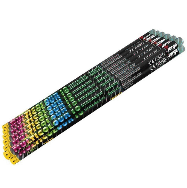 Rzymskie Ognie Jorge MULTICOLOR T6236 - 10 strzałów (12 sztuk)