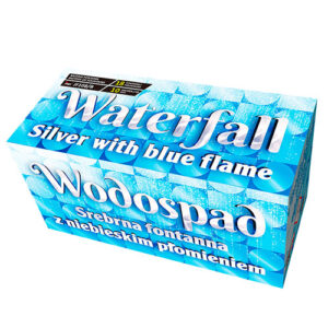 JF108-B_symulacja-23 Srebrny Wodospad Iskier z Niebieskim Płomieniem Jorge JF108/B