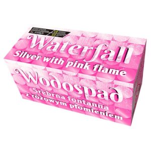 JF108-P_symulacja-23 Srebrny Wodospad Iskier z Różowym Płomieniem Jorge JF108/P