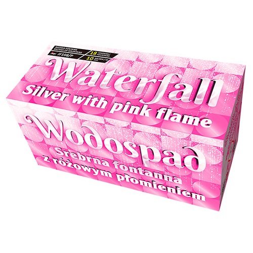 Srebrny Wodospad Iskier z Różowym Płomieniem Jorge JF108/P