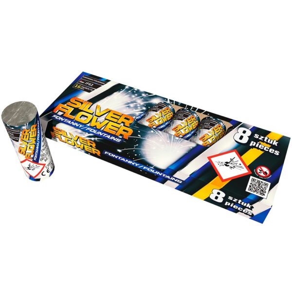 Fontanny Jorge SILVER FLOWER JF62 - 8 sztuk