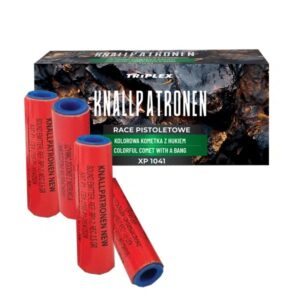 XP1041-strona Race Pistoletowe Triplex Knallpatronen Kolorowa Kometa z Hukiem XP1041 - 50 sztuk