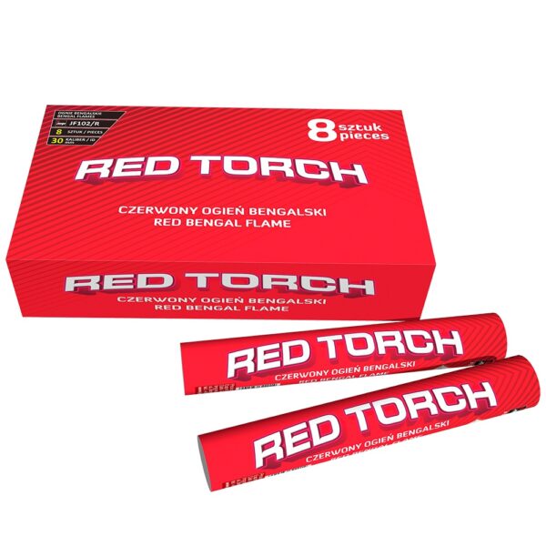 Ogień Bengalski Czerwony RED BENGAL FLAME JF102/R Jorge - 1 sztuka