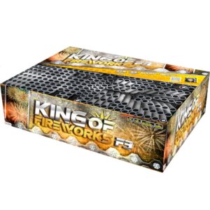 Wyrzutnia Klasek King Fireworks C379XMK/C - 379 strzałów 20/25/30mm
