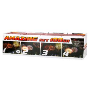 pxs201-comp-amazing-set-100 Wyrzutnia Piromax AMAZING SET 100 PXS201 - 100 strzałów 1.2"