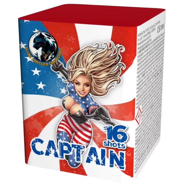 Wyrzutnia SrPyro Captain 1620MIXBL - 16 strzałów 0.8"