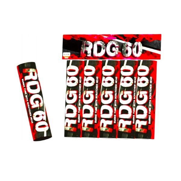 Świeca dymna na draskę czerwona Klasek RDG60C(SH) - 1 sztuka