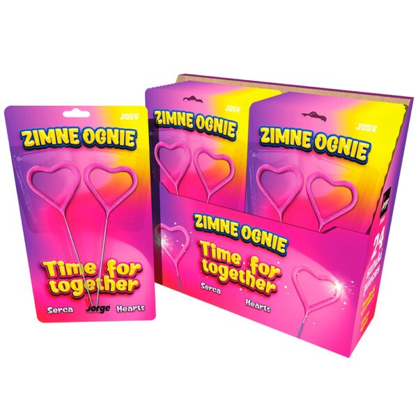 Zimne Ognie Serca Time for Together Jorge JOSV - 2 sztuki