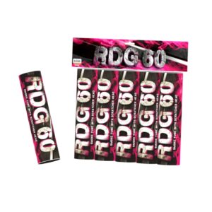 RDG60R Świeca dymna na draskę różowa Klasek RDG60R(SH) - 1 sztuka