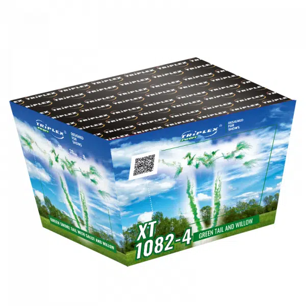 Wyrzutnia dzienna Triplex GREEN SMOKE WITH SALUTE & WILLOW XT1082-4