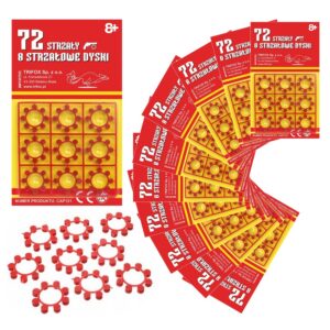 kapiszony Kapiszony Hukowe Maxsem P1104 Spłonki Pistoletowe - 10 sztuk x 72 strzały