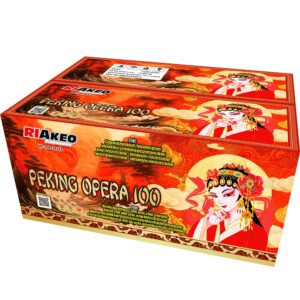 HF-100-2417S-PEKING OPERA 100_symulacja-25 Wyrzutnia RIAKEO PEKING OPERA 100 HF-100-2417S - 100 strzałów 1.2"