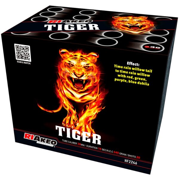 HF2246 TIGER_symulacja-25 Wyrzutnia RIAKEO TIGER HF2246 - 20 strzałów 1.2"