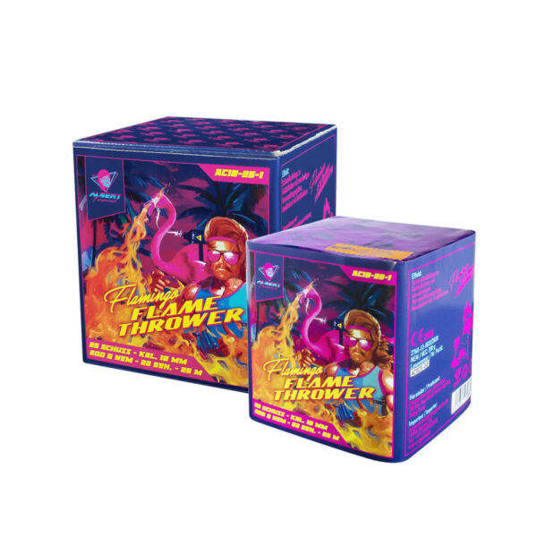 Wyrzutnia Albert FLAMINGO FLAMETHROWER AC18-25-1 - 25 strzałów 0.8"