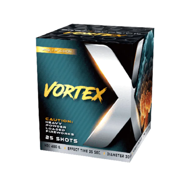 Wyrzutnia Pyroshine VORTEX D25S-F2S30F - 25 strzałów 1.2"