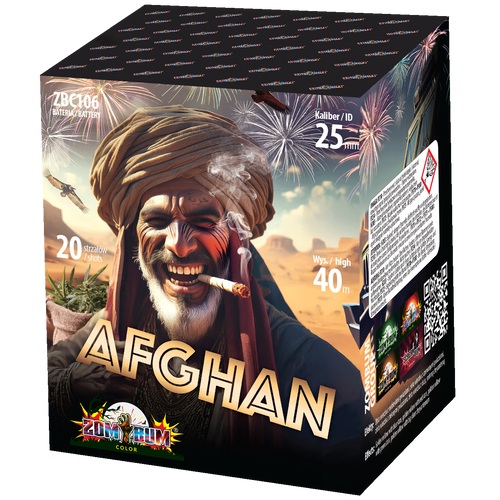 Wyrzutnia Zom Bum Color AFGAN ZBC106 - 20 strzałów 1"