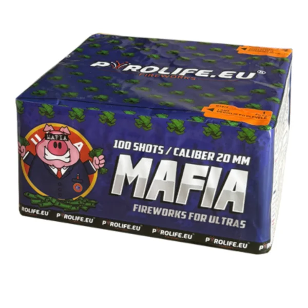 Wyrzutnia Pyrolife UEFA MAFIA PLB-100M – 100 strzałów 0.8"