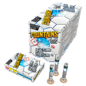 JF36 FOUNTAINS-symulacja-25 Fontanny Jorge BLUE FLAME FLASH CRACKLING JF36 - 5 sztuk
