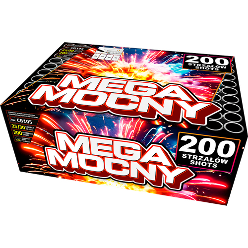 Wyrzutnia Jorge MEGA MOCNY CB105 - 200 strzałów 25/30 mm
