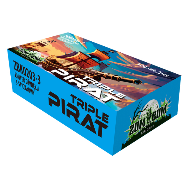 Emitery dźwięku Zom Bum PIRAT TRIPLE ZBK0203-3 - 100 sztuk