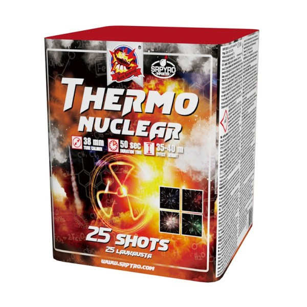 Wyrzutnia SrPyro THERMONUCLEAR CLE4319 - 25 strzałów 38mm