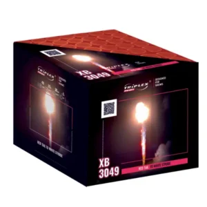 Wyrzutnia hukowa Triplex Profi RED TAIL WHITE STROBE XB3049 - 49 strzałów 1.2″