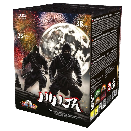 Wyrzutnia Zom Bum Color NINJA ZBC208 - 25 strzałów 1,5''