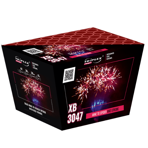 Wyrzutnia Triplex MINE TO SPIDER AND STROBE XB3047 - 42 strzały 1.2"
