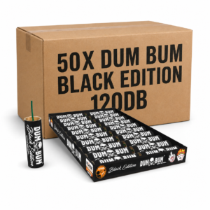 2170c198-3c50-444e-9c89-52a4b05ef931 Cały karton petard Klasek DumBum BLACK EDITION 120db PB120D - 50 paczek