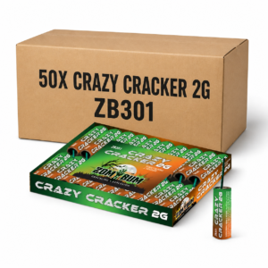 Cały karton petard Zom Bum CRAZY CRACKER 2G ZB301 - 50 paczek