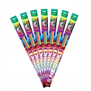 DLUGIE-ZIMNE-OGNIE-KOLOROWE-WESELNE-NEONKI-60cm-ZBC590-ZomBum-100szt-120sek Zimne ognie ZomBum Color Neonki ZBC590 60 cm - 5 sztuk